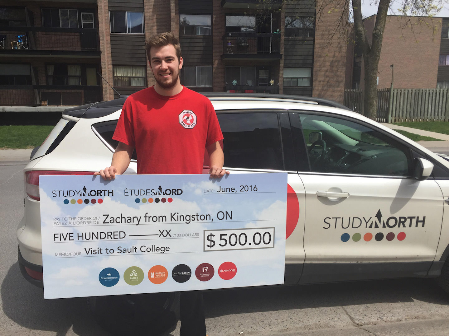 Zachary Kingston Sault College_cheque